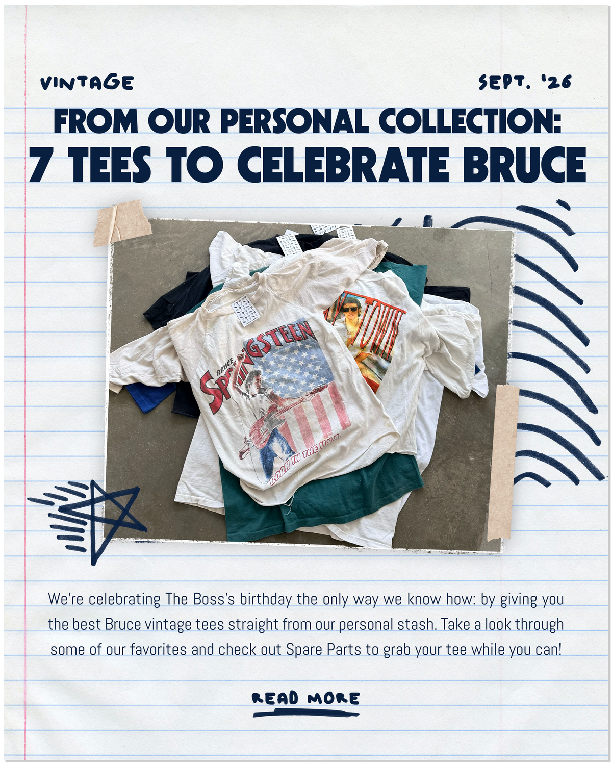 From the Owner's Collection: 7 Tees to Celebrate Bruce