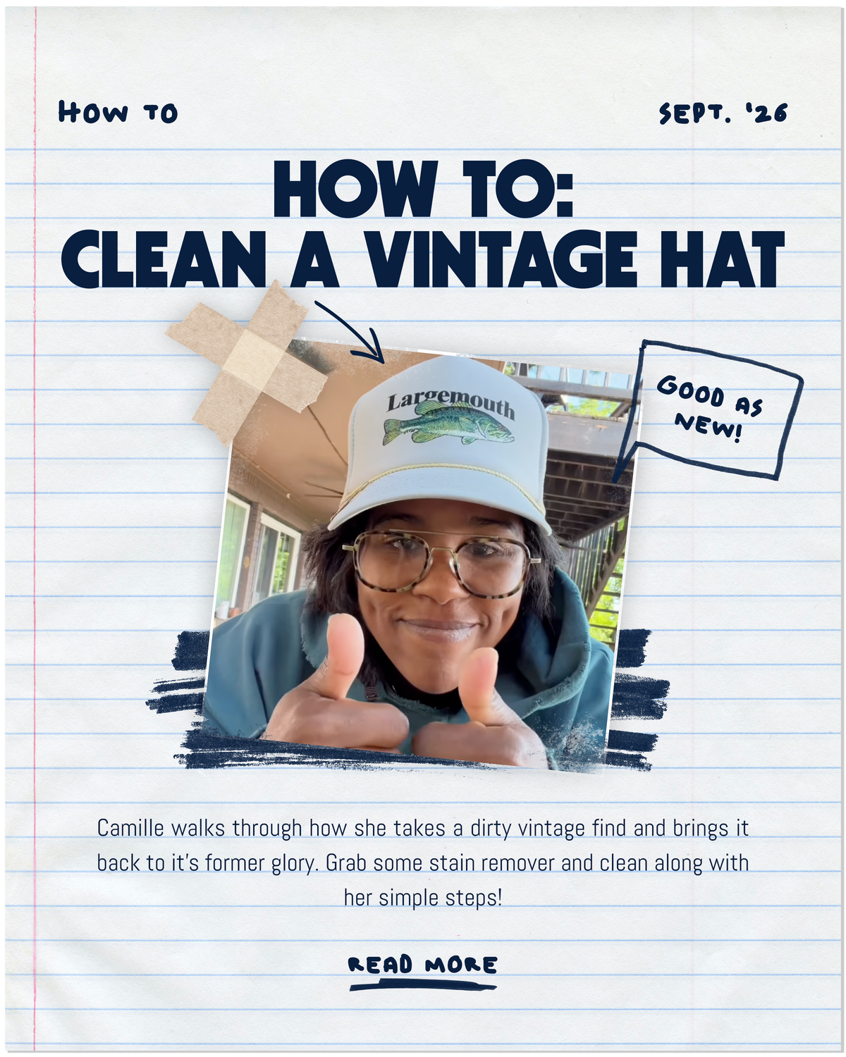 HOW TO: Cleaning a Vintage Hat