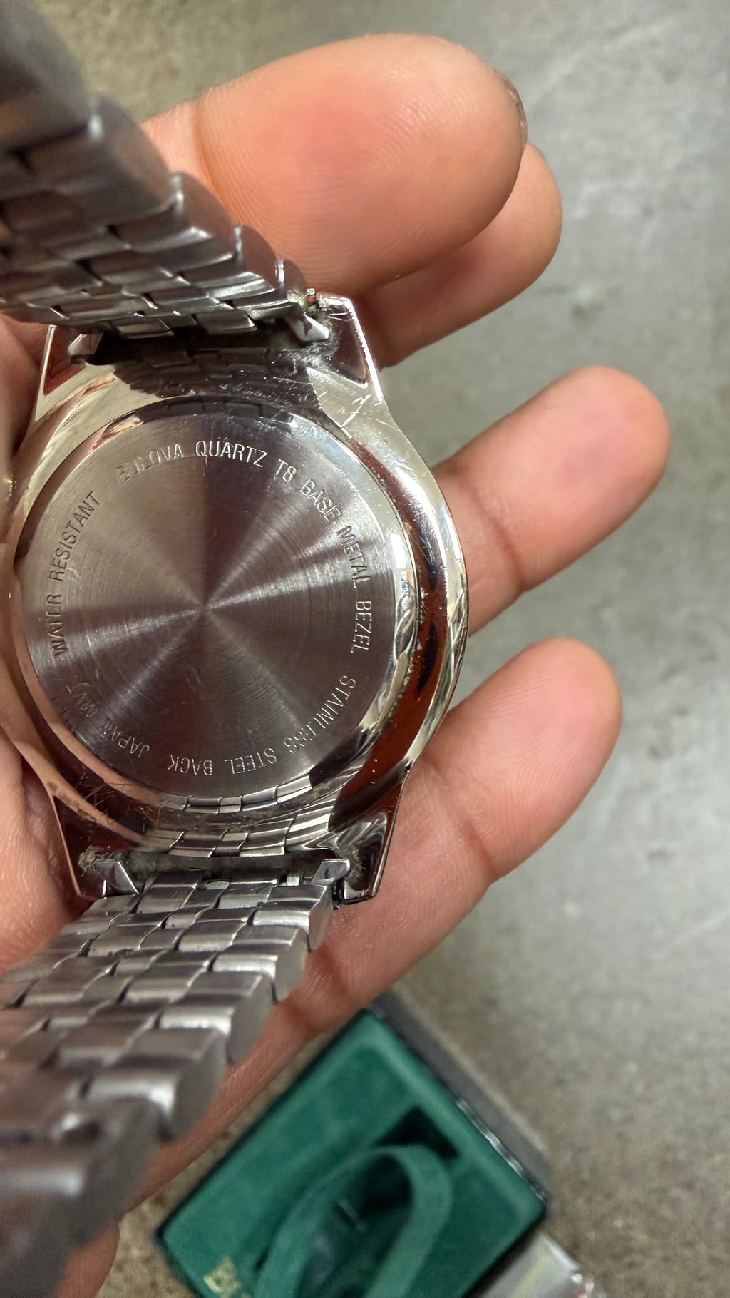 90s Bulova Sportstime Oilers Watch w/ Extra Links & Box (New Batt. 04/2026)