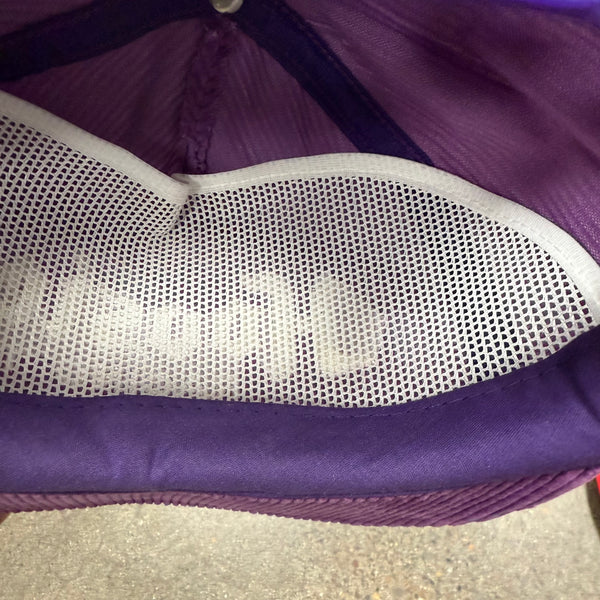 80s Hoosier Racing Purple Corduroy Snapback miUSA