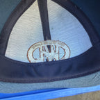 DEADSTOCK 80s/90s Weaver Leather Denim & Suede Snapback miUSA