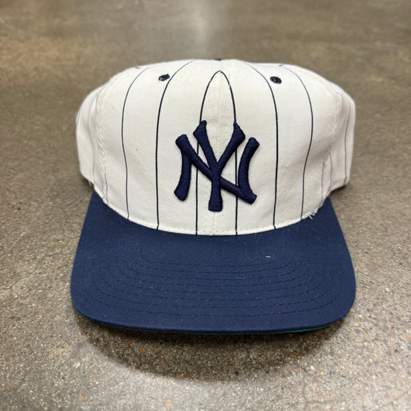 90s Two-Tone New York Yankees Pinstripe Snapback