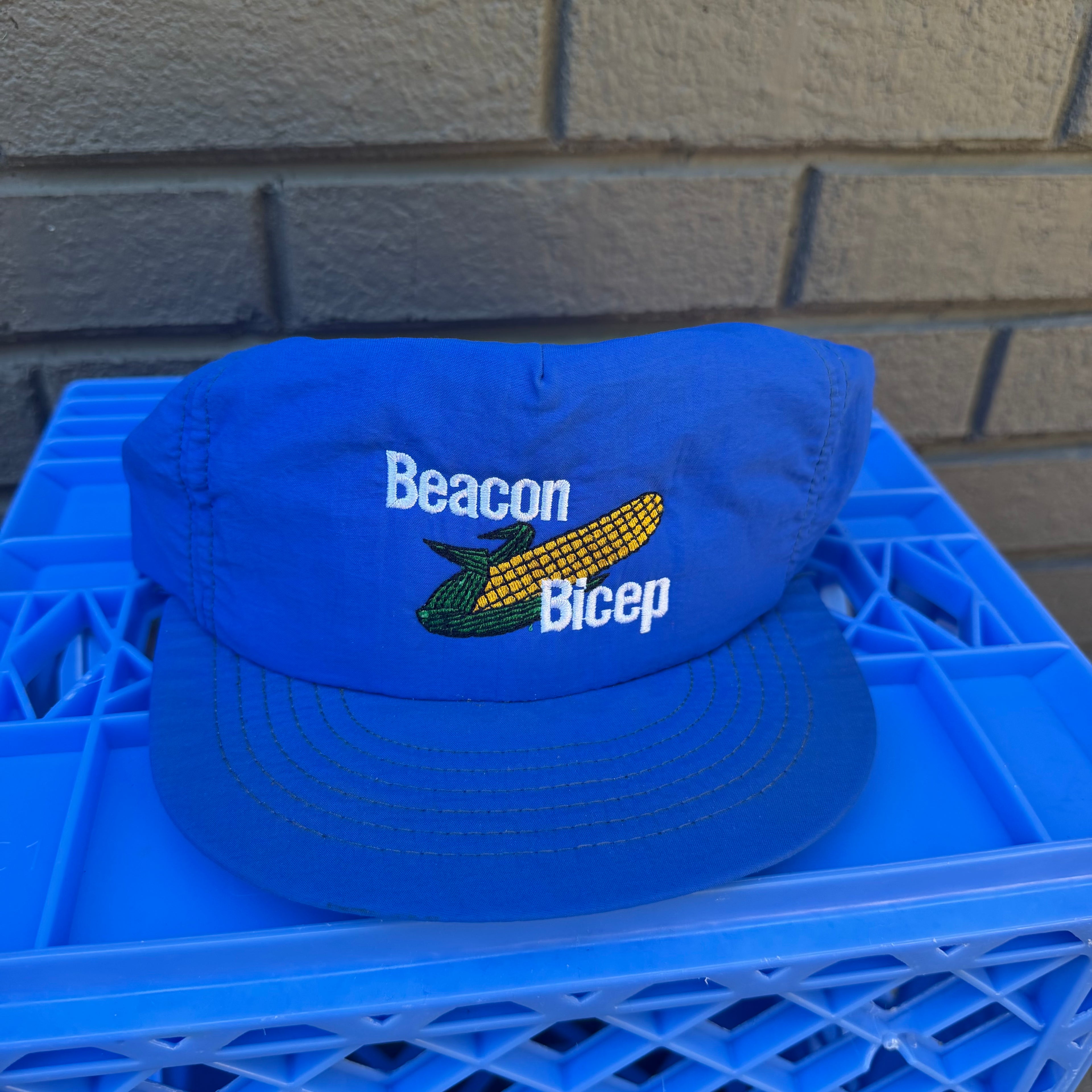 DEADSTOCK 80s Beacon Bicep Nylon Swingster Snapback miUSA