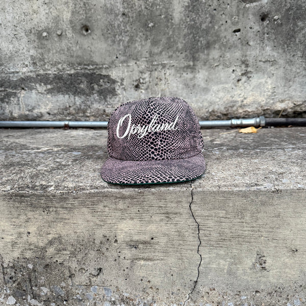 Opryland Nylon Snake Pattern Snapback