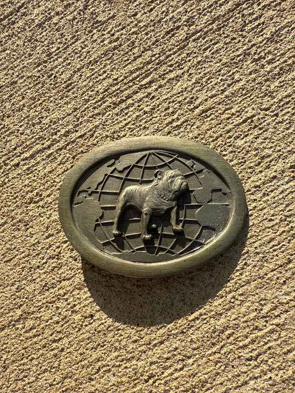 Mack Truck Globe Logo Belt Buckle - 3.75”