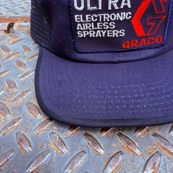 Vintage Graco Patch Snapback - Navy Blue