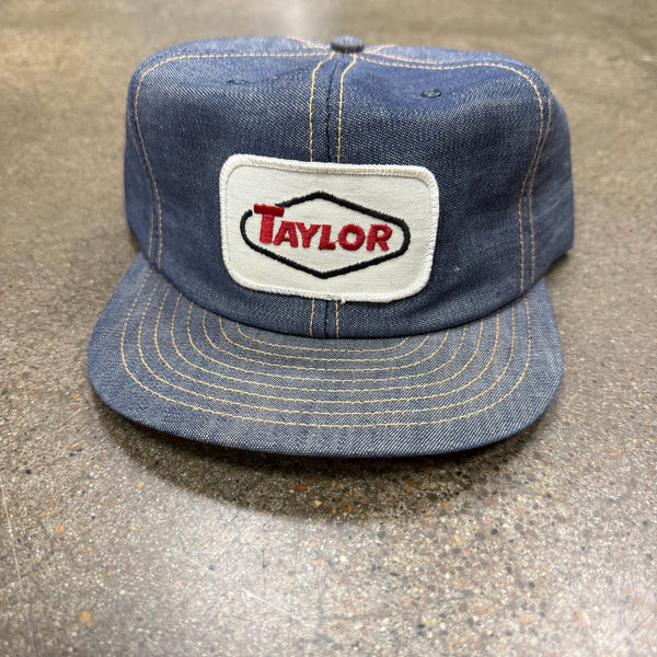 70s/80s Taylor Patch Louisville Mfg. Denim Snapback miUSA