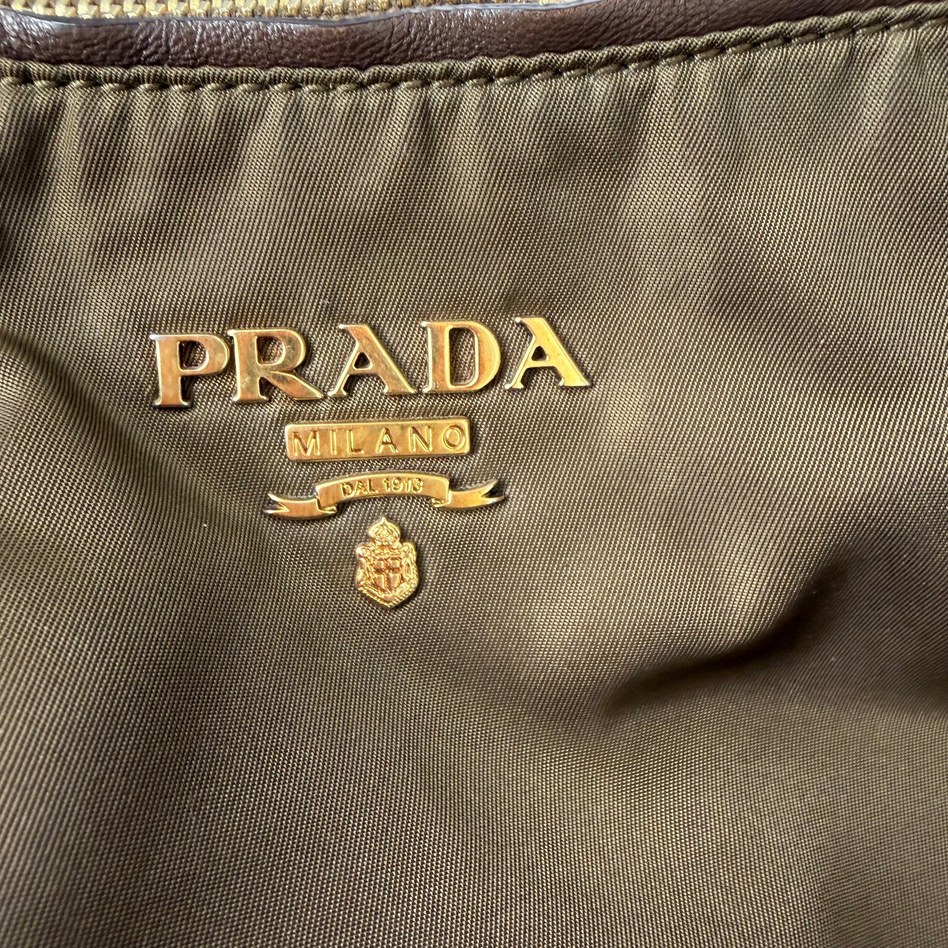 Authenticated Prada Tessuto Nylon & Leather Tote