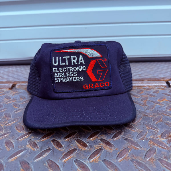 Vintage Graco Patch Snapback - Navy Blue
