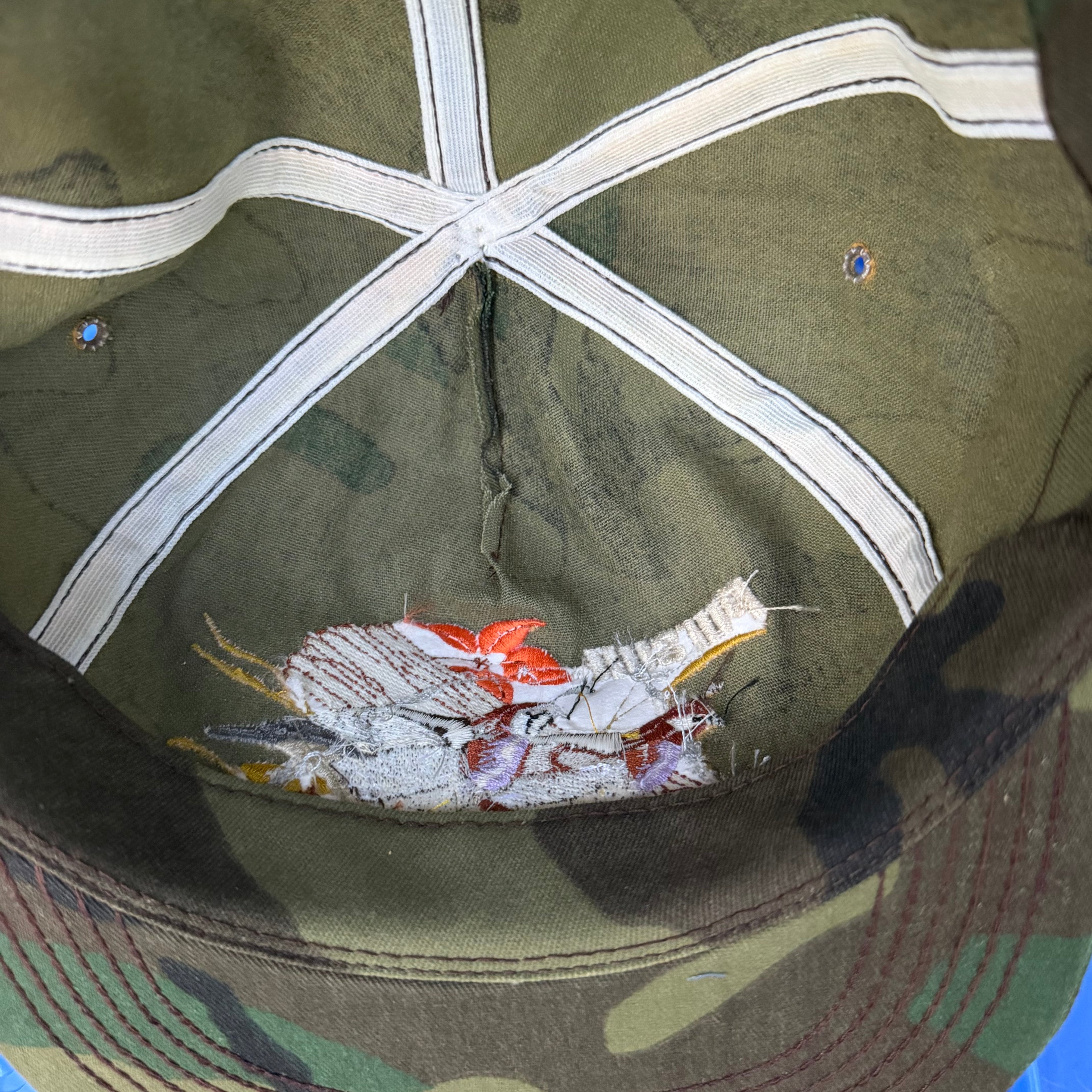 DEADSTOCK 80s Camo Pursuit Pheasant Scene K-Products Snapback miUSA