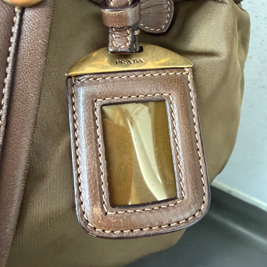 Authenticated Prada Tessuto Nylon & Leather Tote