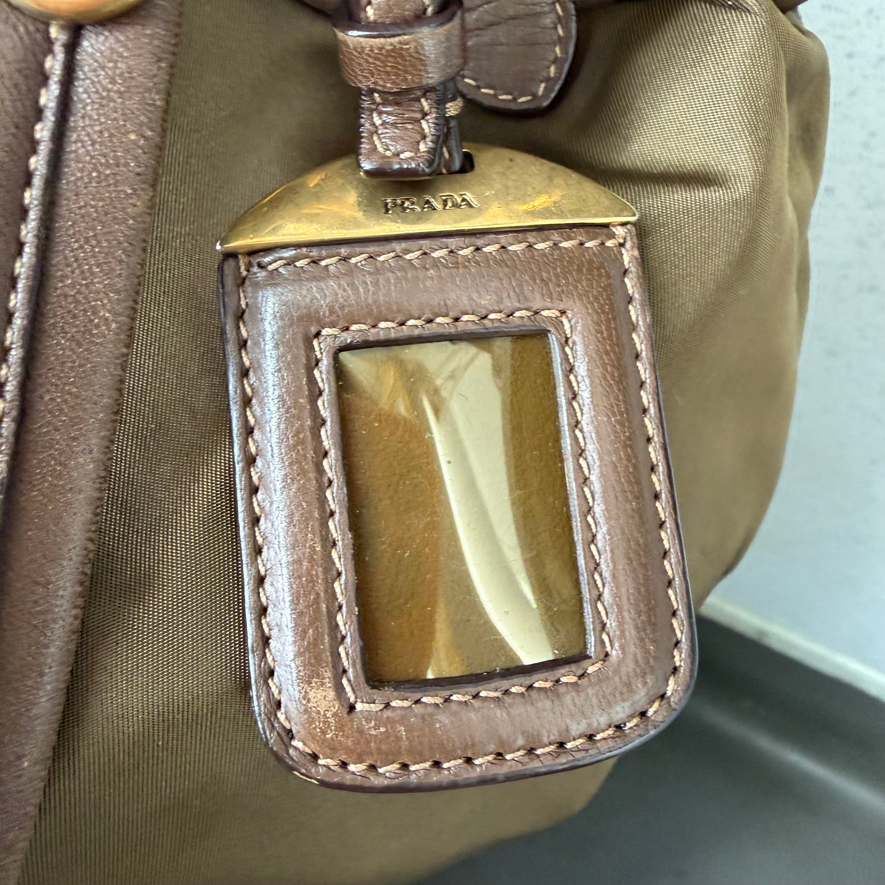 Authenticated Prada Tessuto Nylon & Leather Tote