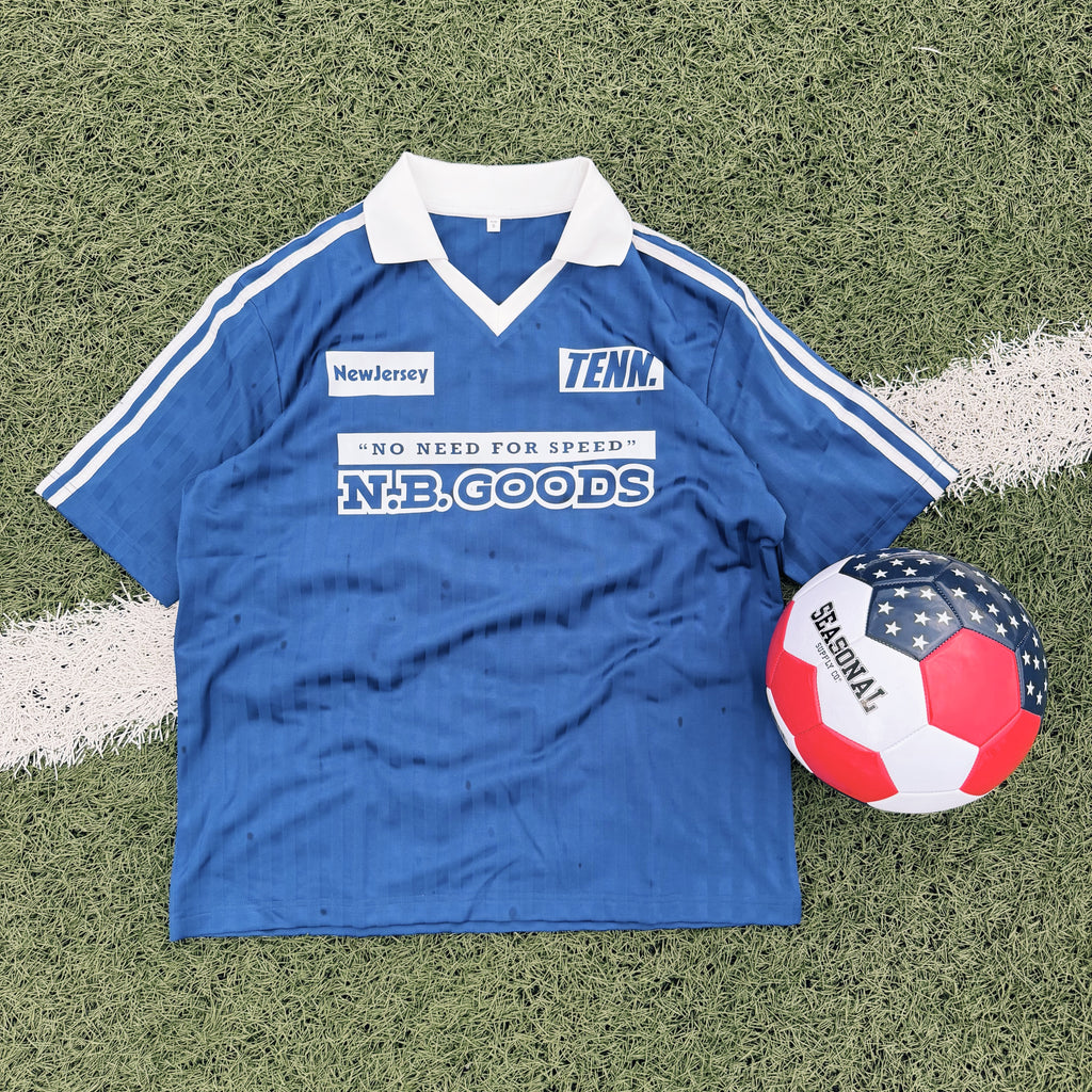 No Need For Speed Retro Boxy Soccer Jersey