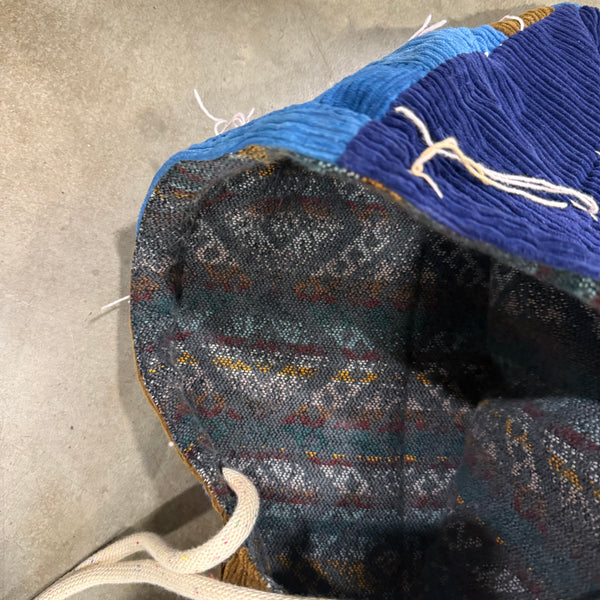 N.B.G. Upcycled Corduroy Yarn Tie Quilt Balaclava