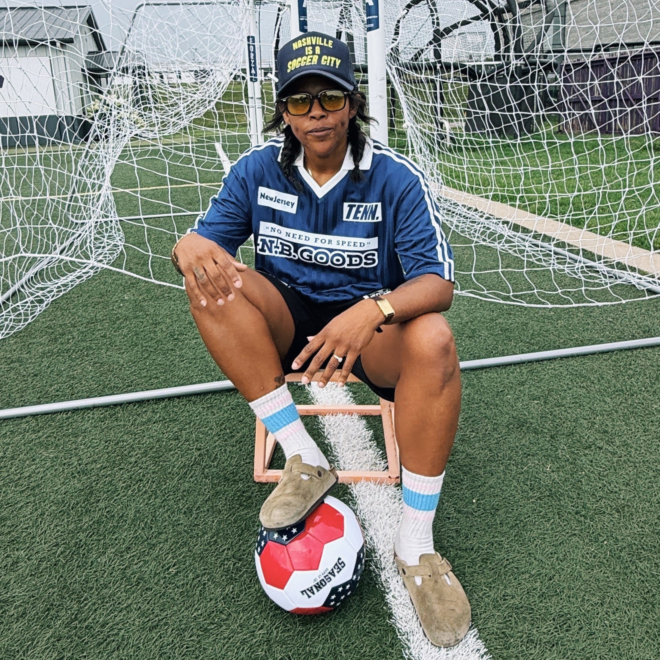 Nashville Is A Soccer City Retro Trucker Hat