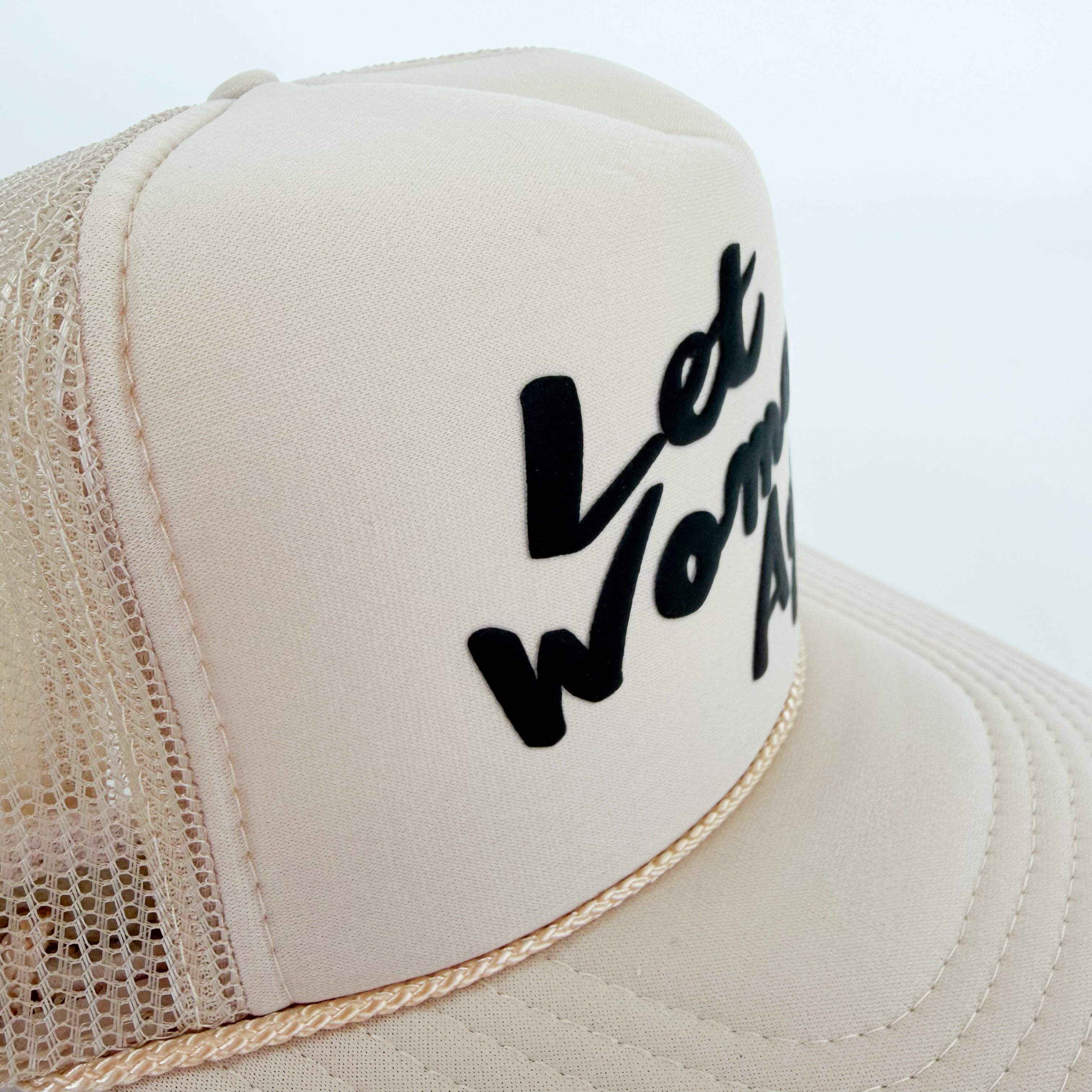 “Let Women Age” Foam Trucker Hat
