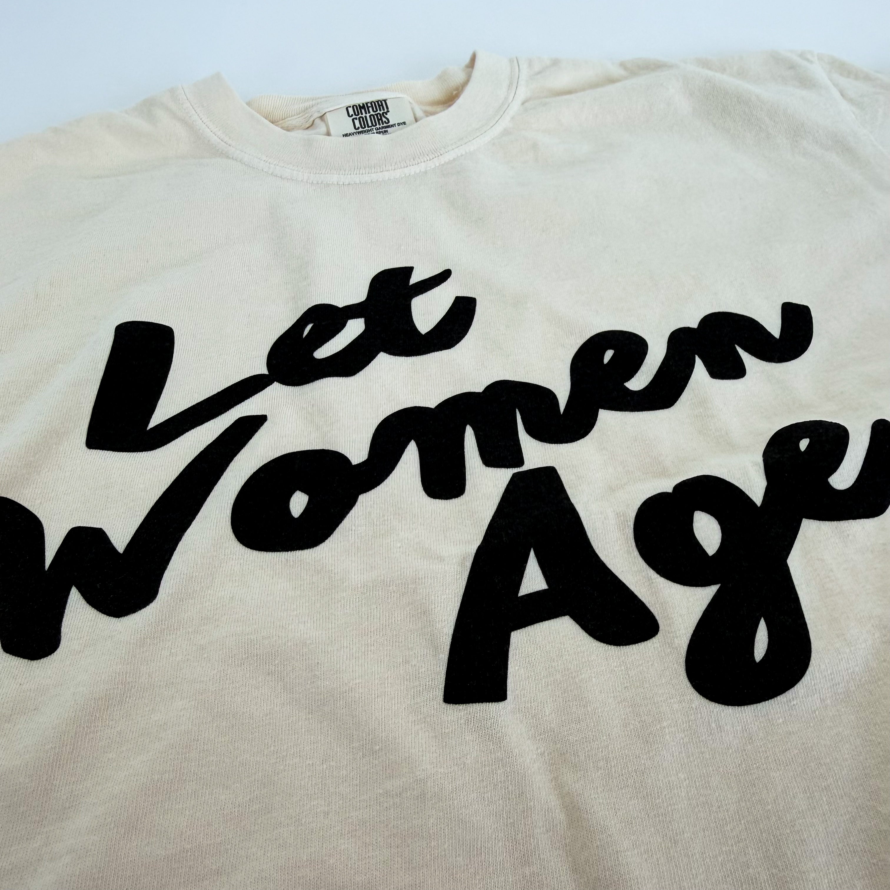 “Let Women Age” Boxy Crop Tee
