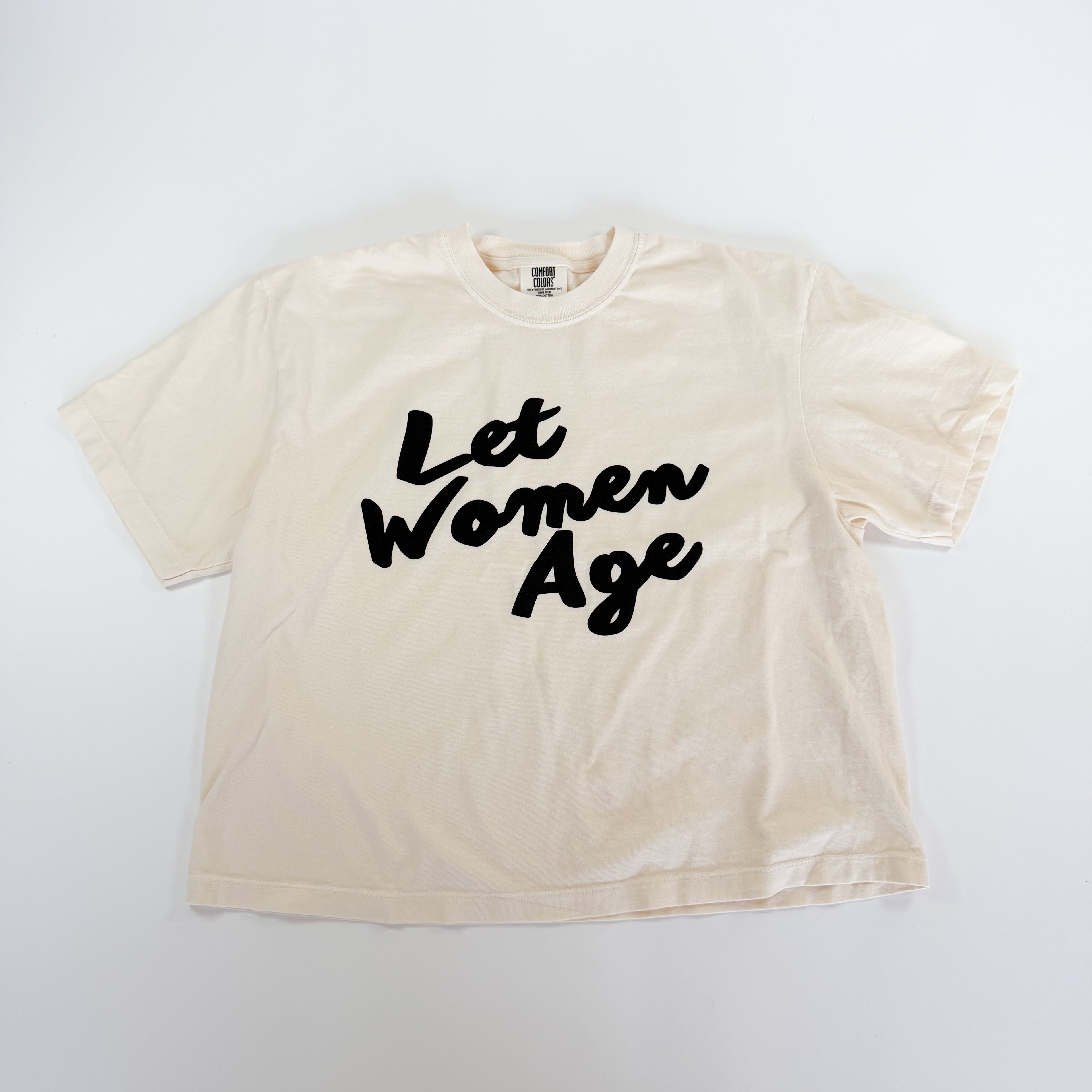 “Let Women Age” Boxy Crop Tee