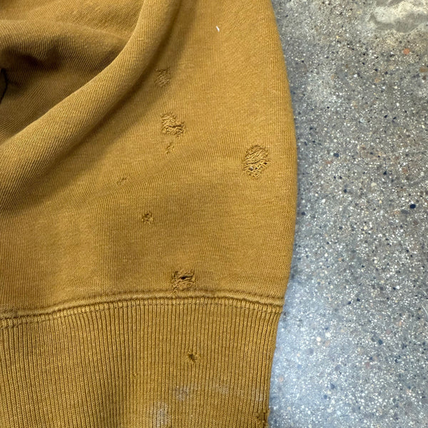 N.B.G. Custom Patch Crewneck - Sungold/Strawberry - 2XL