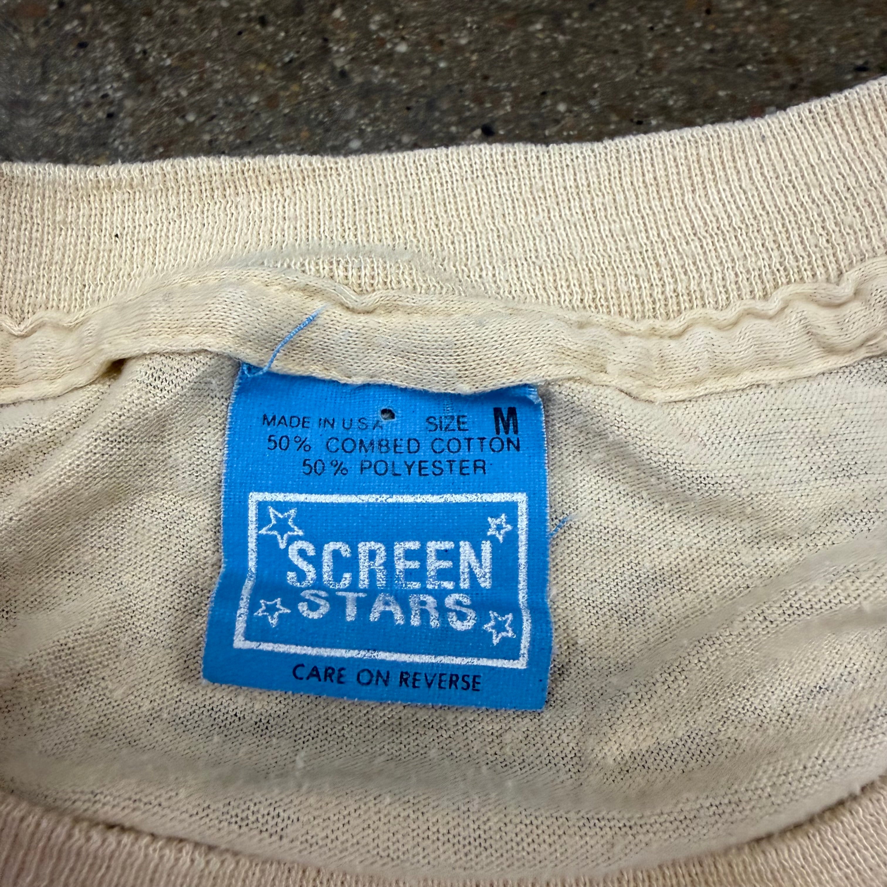 80s Distressed Nashville Litton Lions Single Stitch Tee - M miUSA