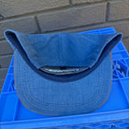 DEADSTOCK 80s/90s Weaver Leather Denim & Suede Snapback miUSA