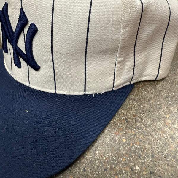 90s Two-Tone New York Yankees Pinstripe Snapback