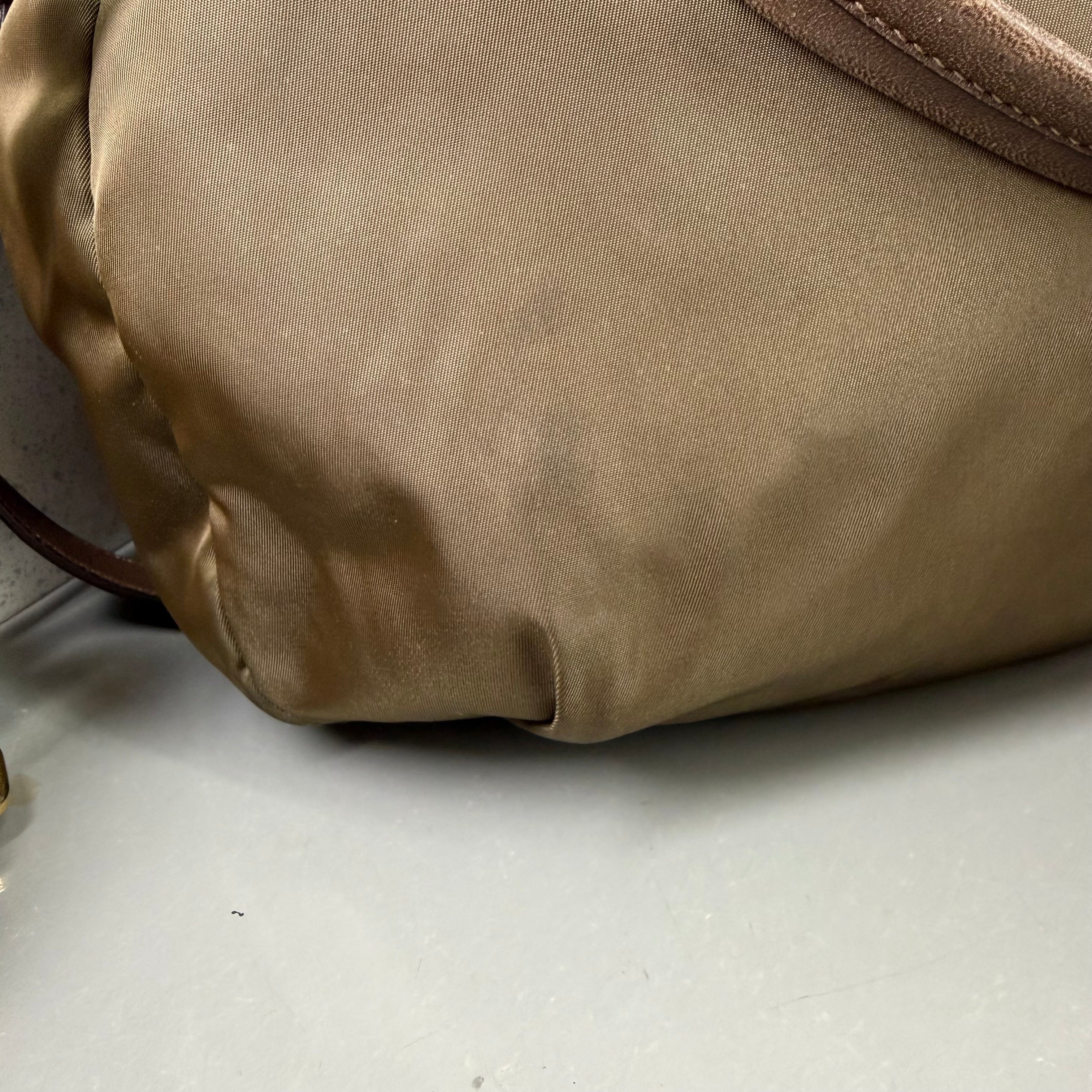 Authenticated Prada Tessuto Nylon & Leather Tote