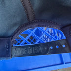 DEADSTOCK 80s/90s Weaver Leather Denim & Suede Snapback miUSA