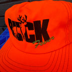 DEADSTOCK 80s/90s Buck Fever Hi-Vis Snapback miUSA