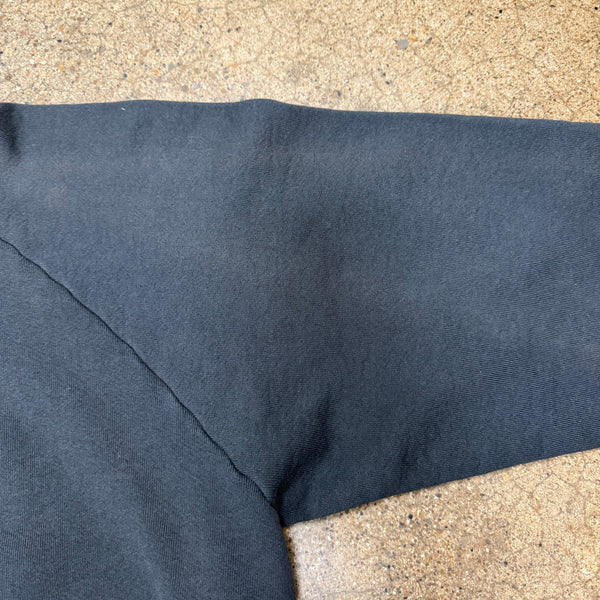 N.B.G. Custom Patch Crewneck - Bleached Black/Strawberry - XL