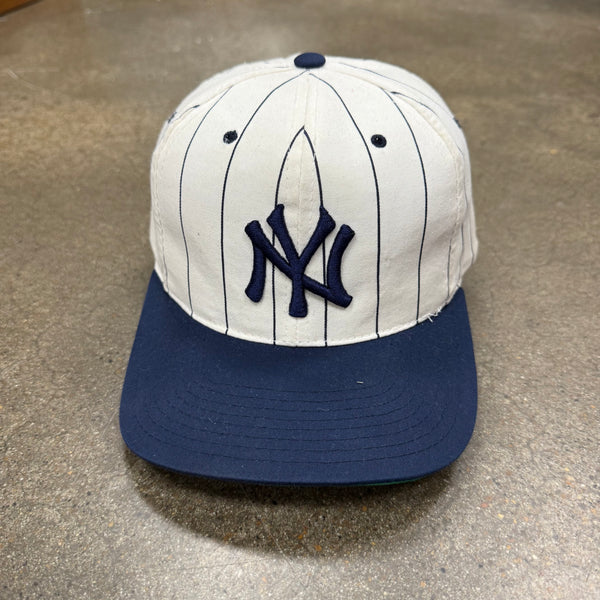 90s Two-Tone New York Yankees Pinstripe Snapback