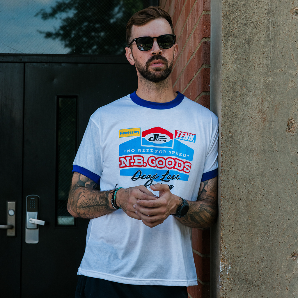 Dead Last Racing Premium Pit Crew Ringer Tee