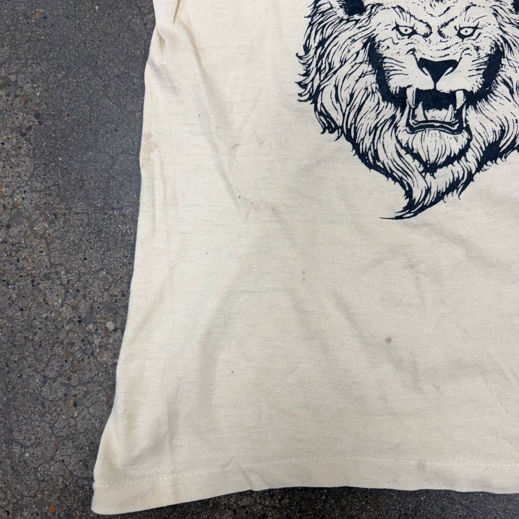 80s Distressed Nashville Litton Lions Single Stitch Tee - M miUSA