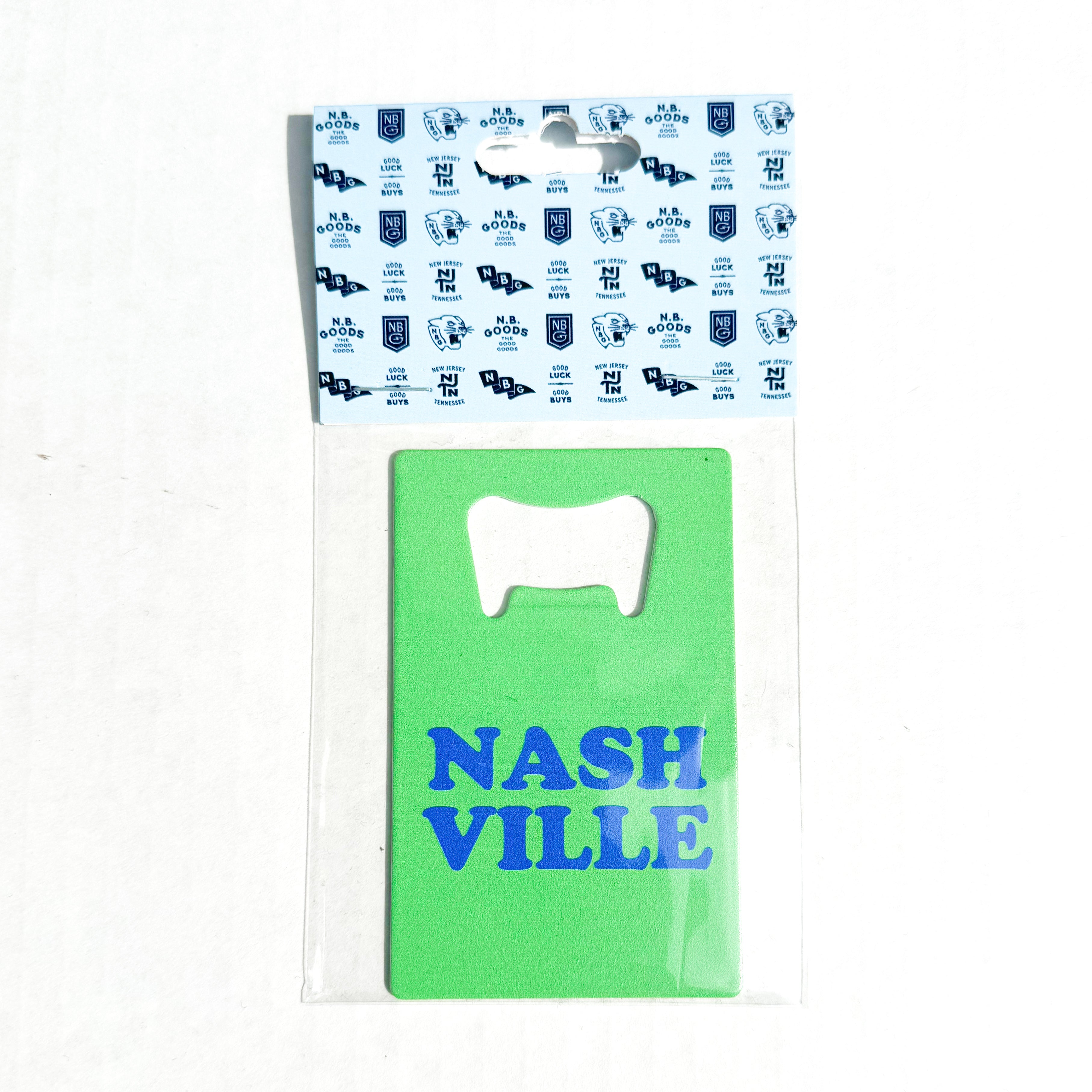 Nashville Credit Card Bottle Opener