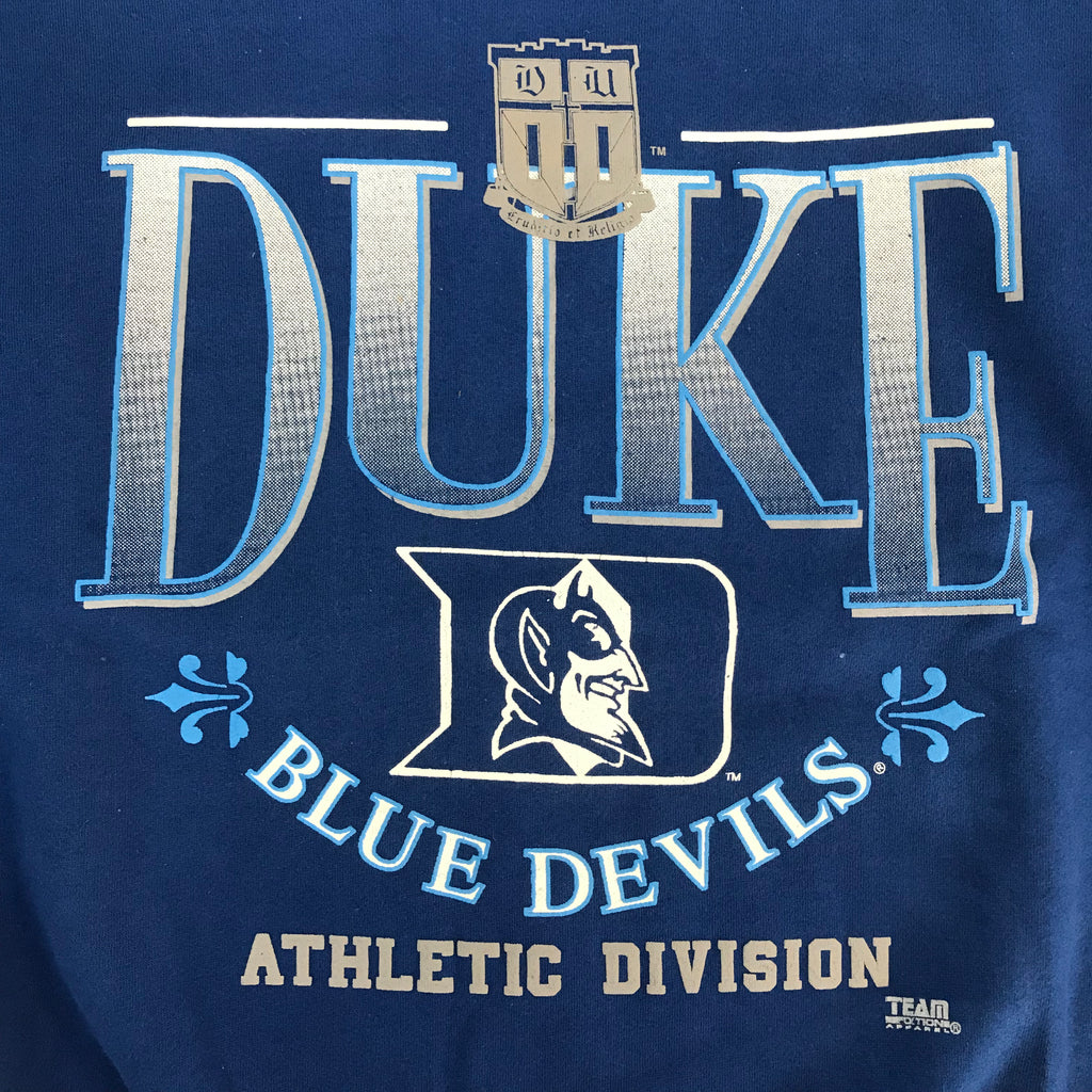 90s Team Edition Duke Big Print Crewneck - XL