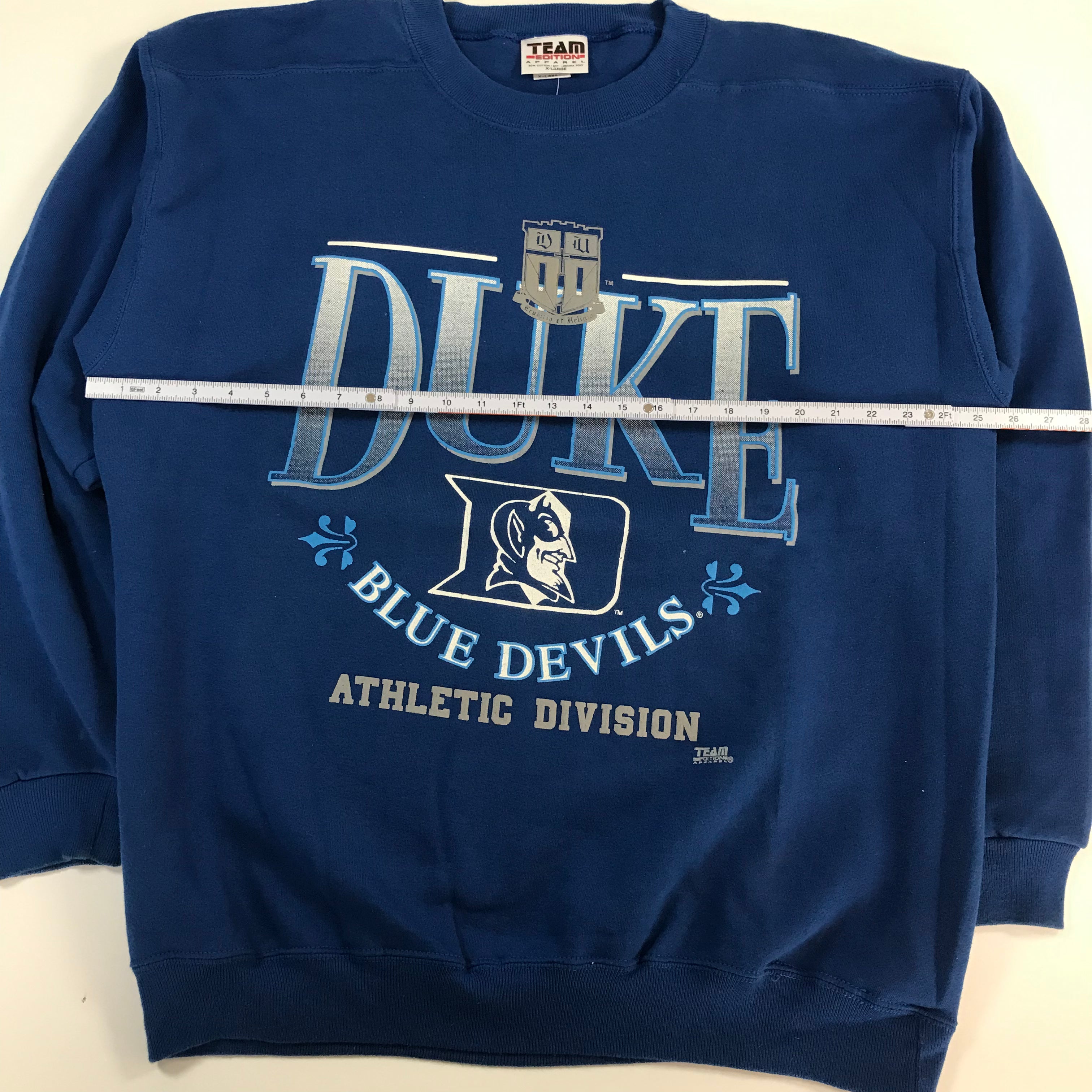 90s Team Edition Duke Big Print Crewneck - XL
