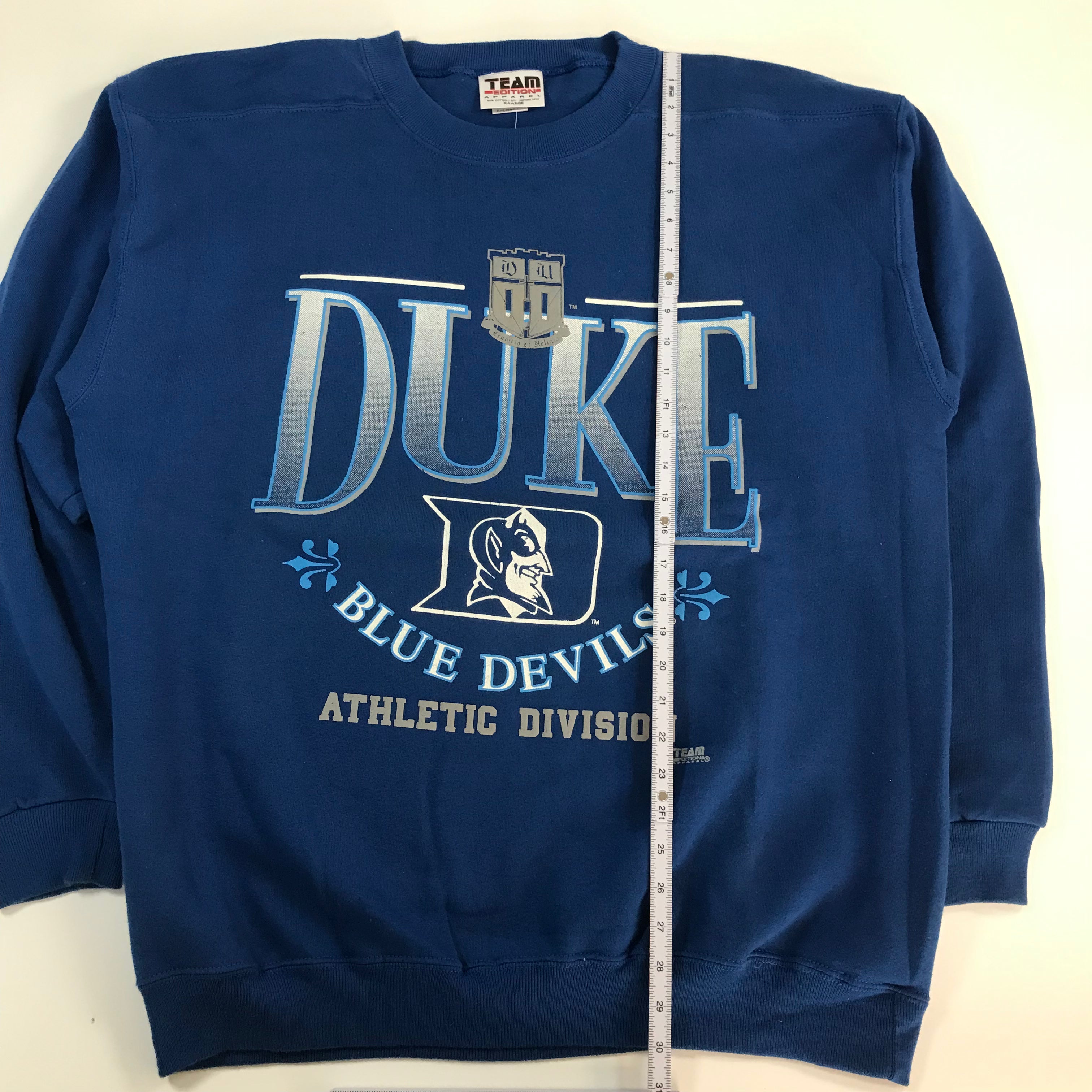 90s Team Edition Duke Big Print Crewneck - XL