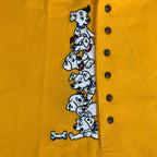 DEADSTOCK 90s Disney 101 Dalmations Henley S/S Tee - L/XL