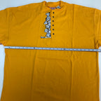 DEADSTOCK 90s Disney 101 Dalmations Henley S/S Tee - L/XL