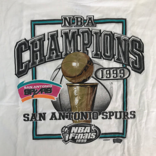'99 San Antonio Spurs NBA Finals Champions Tee - XL
