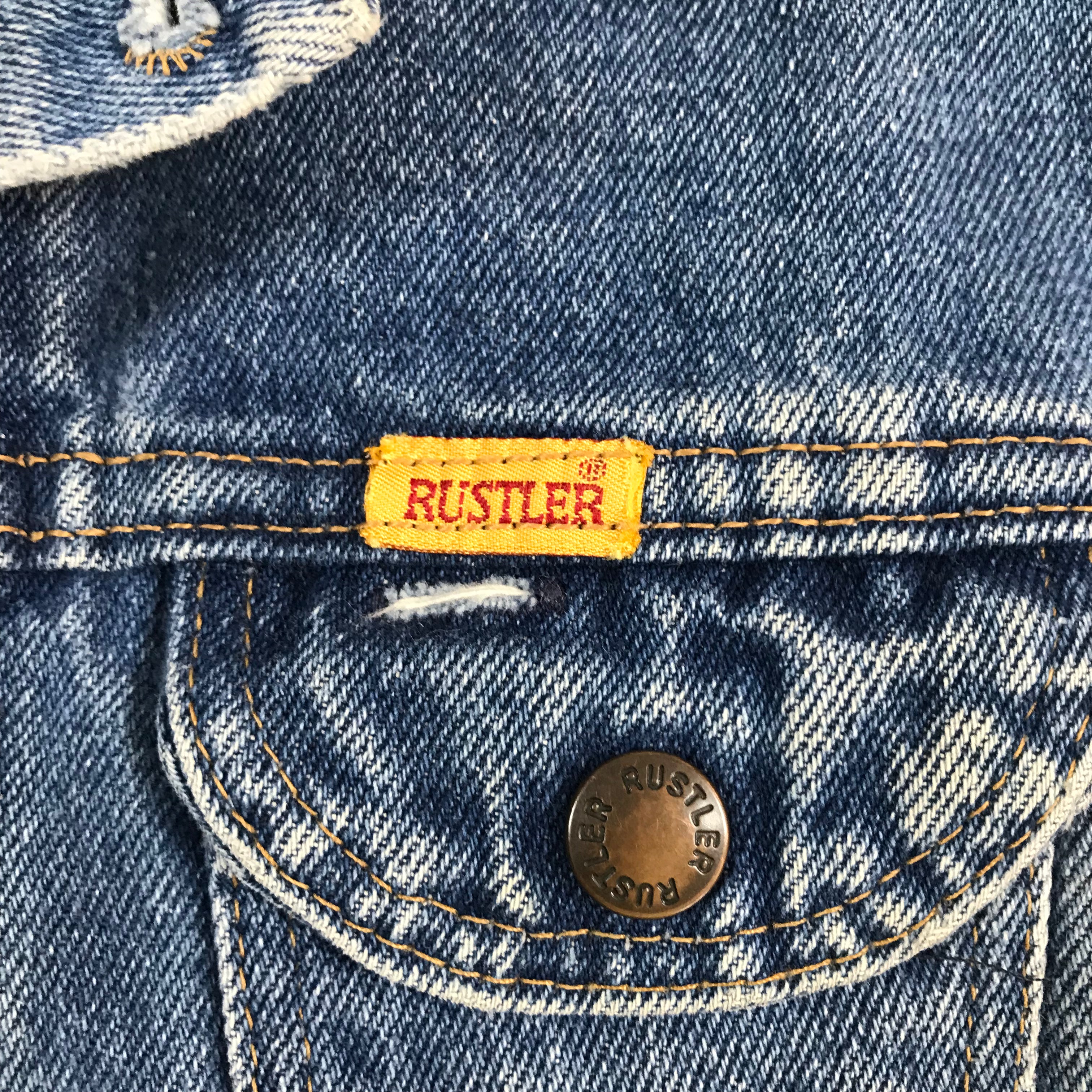 KIDS 80s Rustler Denim Jacket - M miUSA