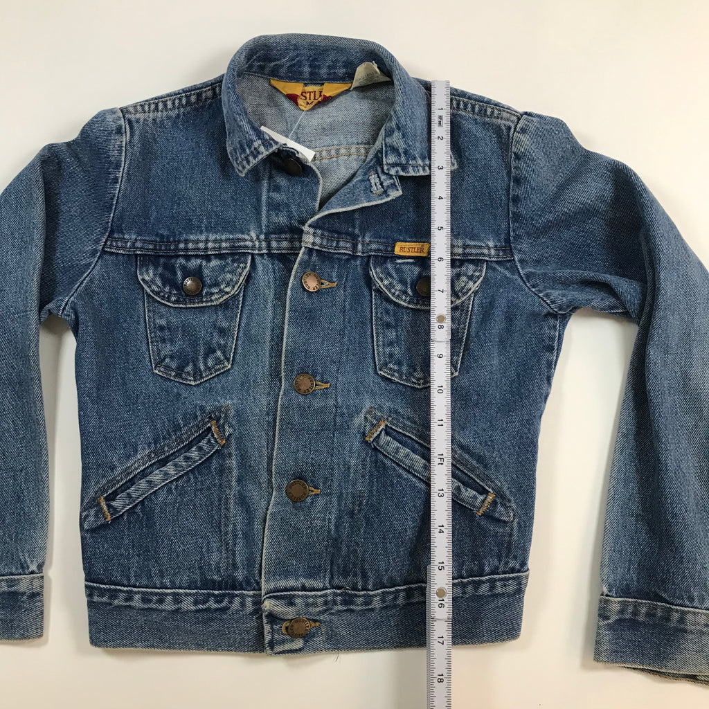 KIDS 80s Rustler Denim Jacket - M miUSA