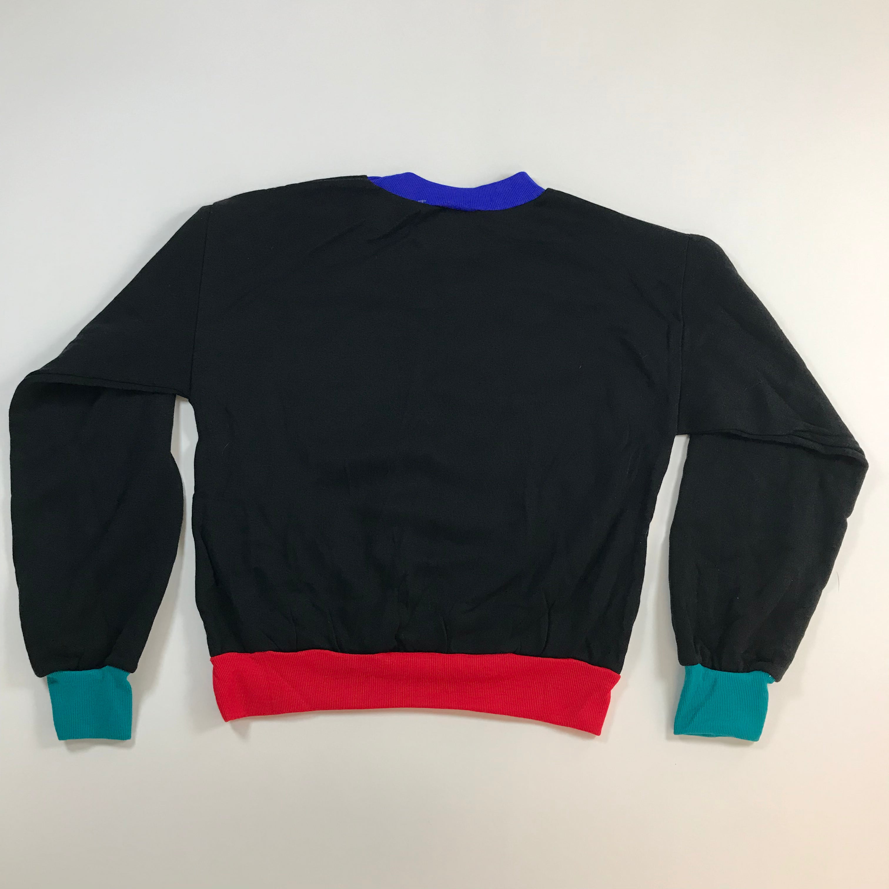 KIDS 90s Color Block Power Rangers Crewneck - M 10/12 miUSA