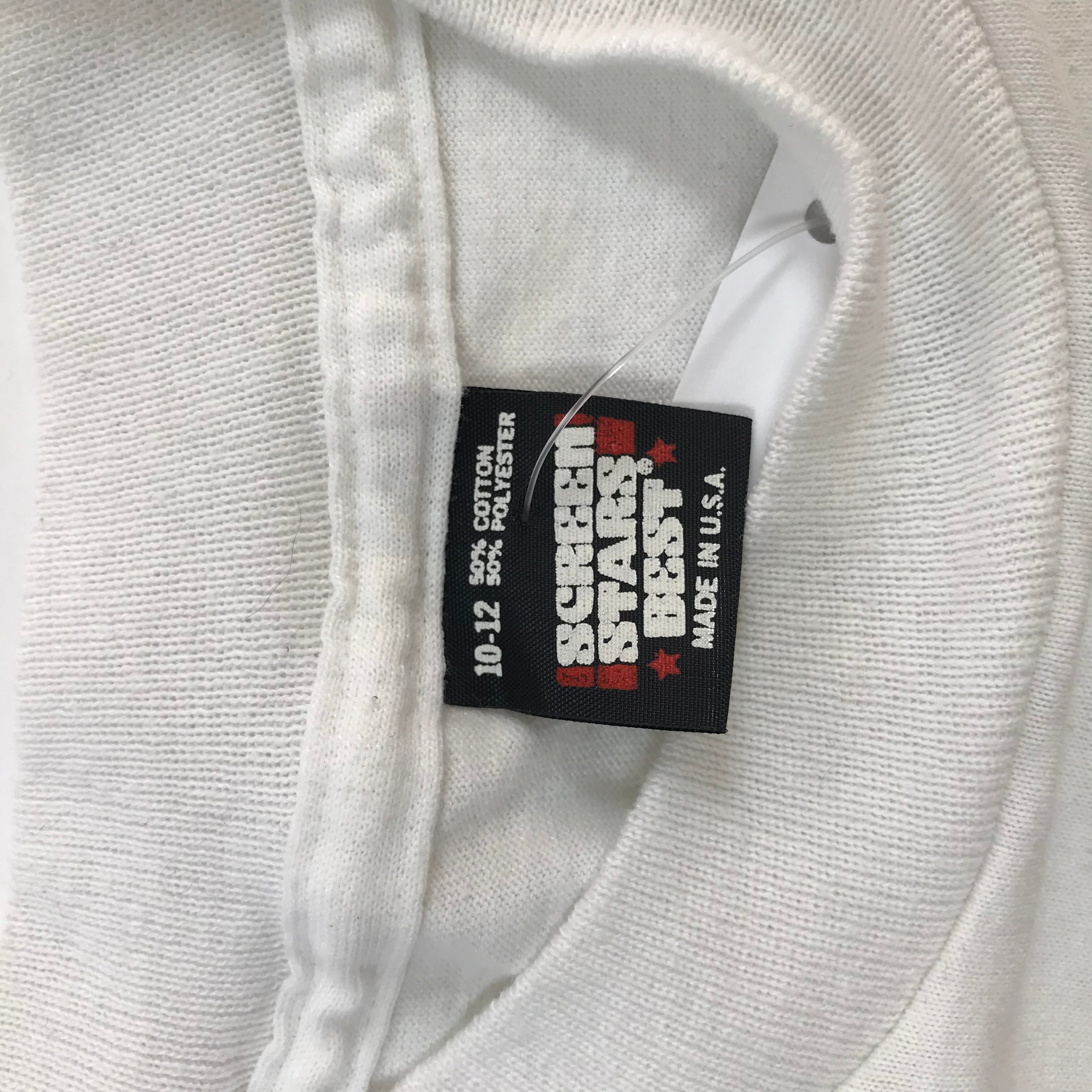 90s Vanderbilt Campus Camp Rainbow Tee - YOUTH M (10/12) miUSA