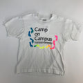 90s Vanderbilt Campus Camp Rainbow Tee - YOUTH M (10/12) miUSA