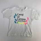 90s Vanderbilt Campus Camp Rainbow Tee - YOUTH M (10/12) miUSA