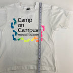 90s Vanderbilt Campus Camp Rainbow Tee - YOUTH M (10/12) miUSA