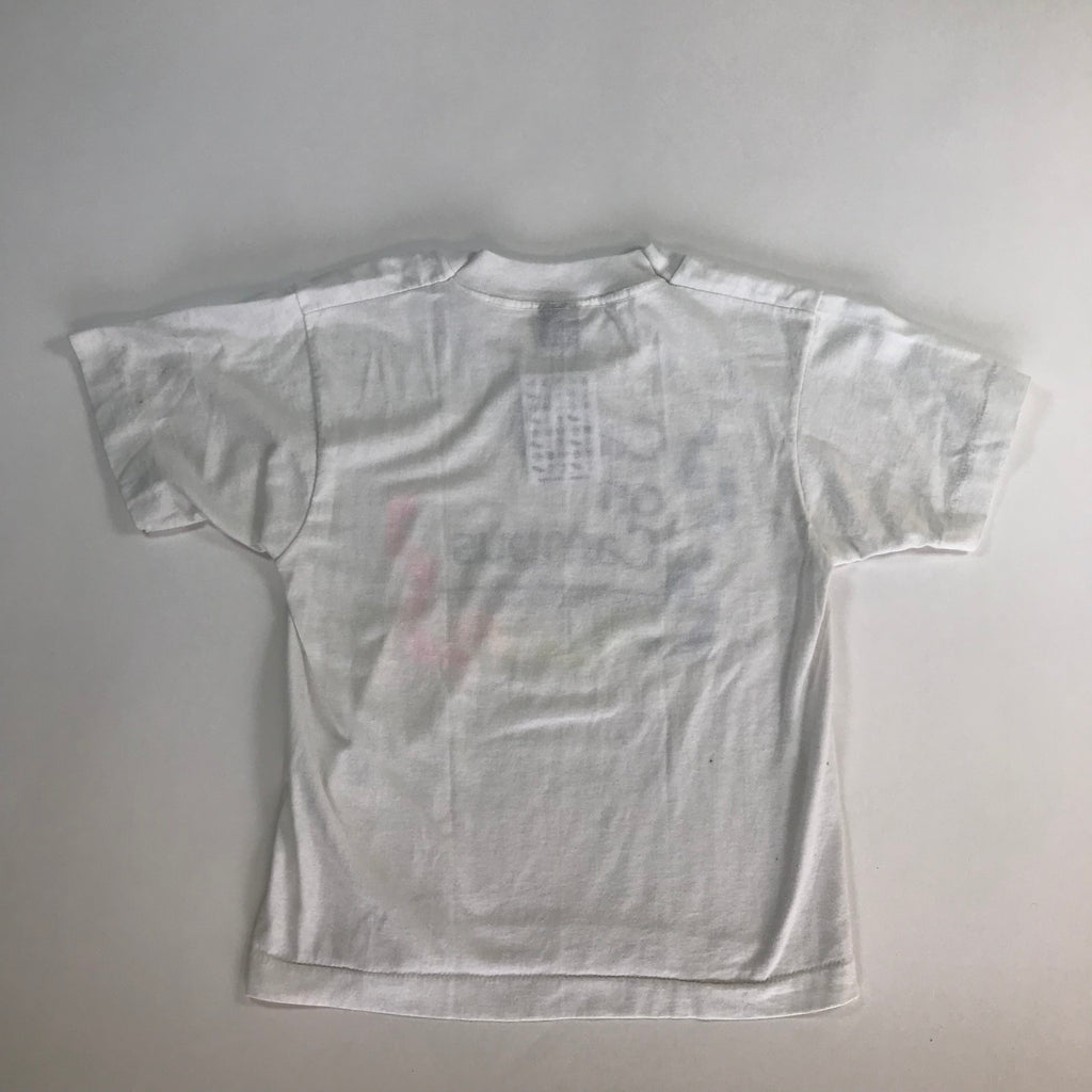 90s Vanderbilt Campus Camp Rainbow Tee - YOUTH M (10/12) miUSA