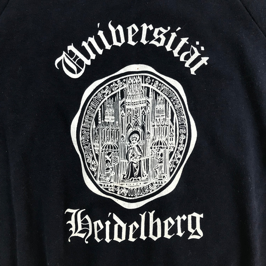 80s University of Heidelberg Raglan Crewneck - XL
