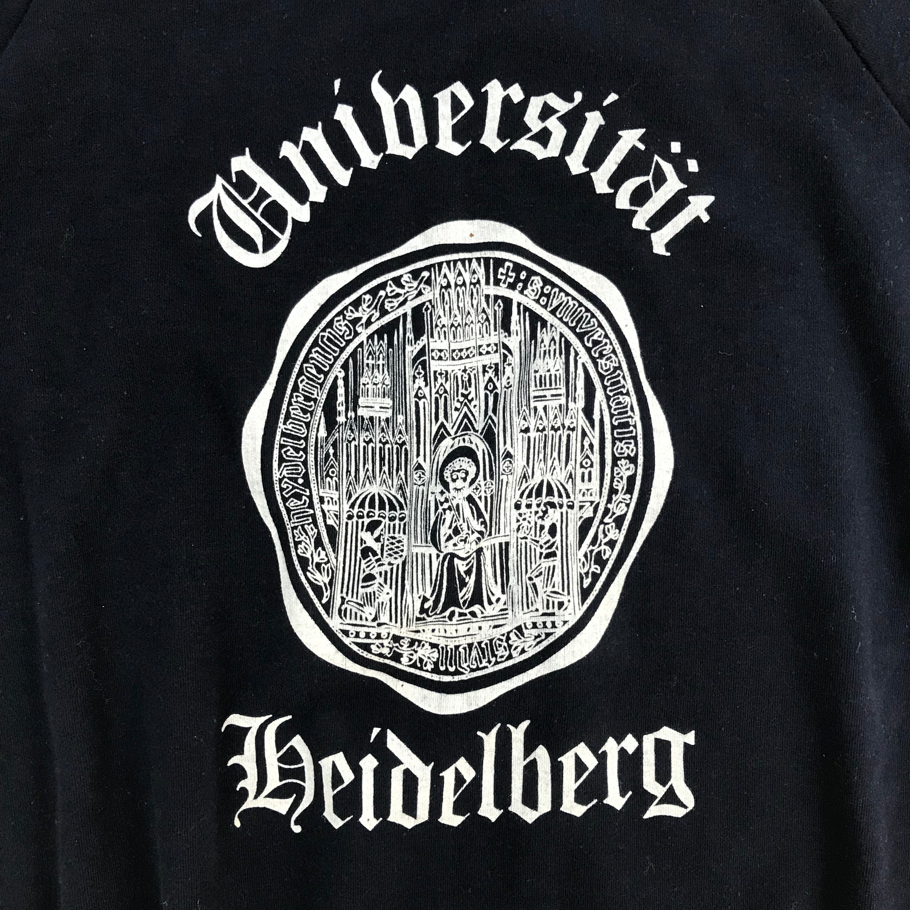 80s University of Heidelberg Raglan Crewneck - XL